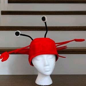 Crab Hat Red Costume Halloween Cosplay